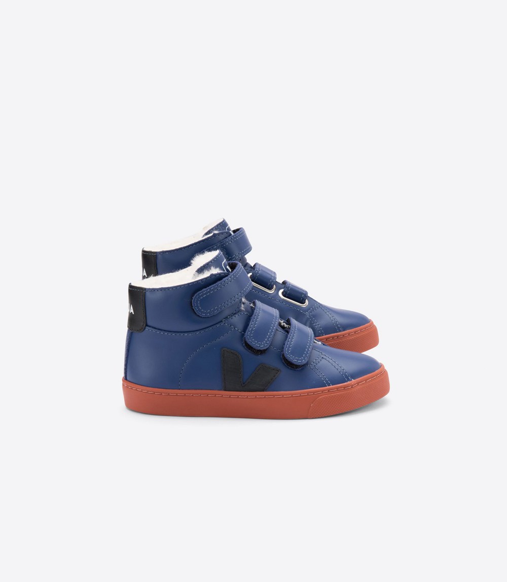 Veja Sneakers Kids - Esplar Mid Fured - Blue - 2058QIUOP